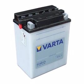 Varta 514 400 003 MC-batteri 12 volt 14 Ah (+pol till höger)